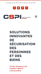 Mobile Screenshot of cspi-securite.com
